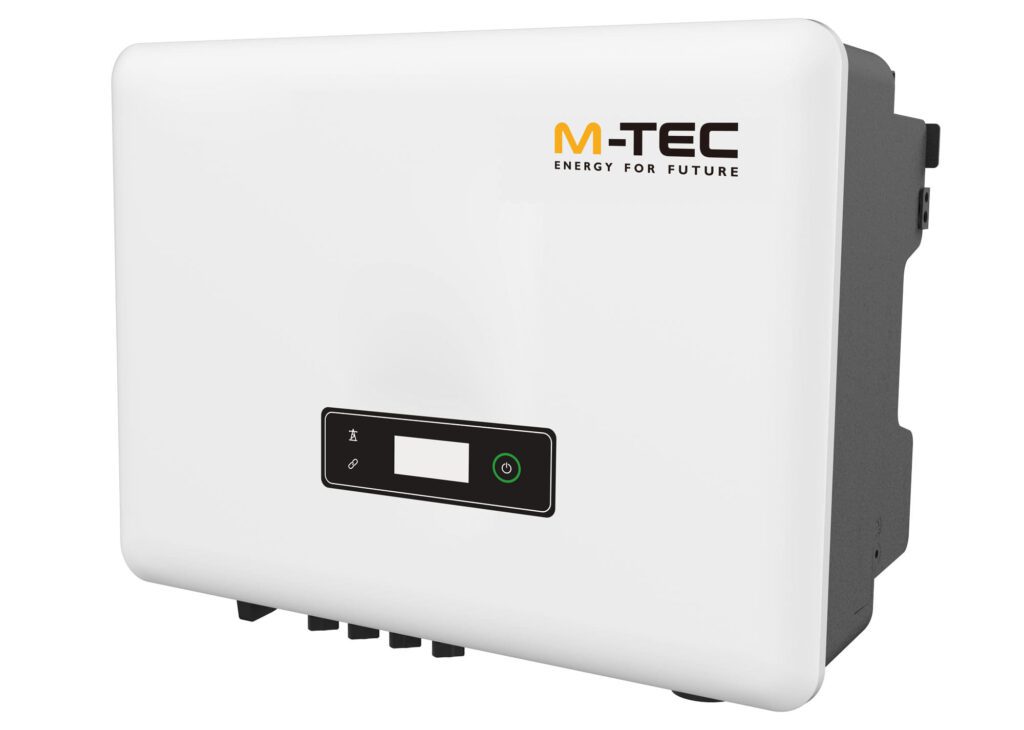 Energy-Wizard, der innovative Wechselrichter im weißen und schwarzen Design